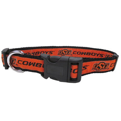 Pets First Collegiate Oklahoma State Cowboys Pet Collar, Medium