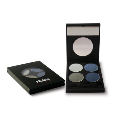 Picara Eye Can Shadow Compact Quad, Smokey, 4 Ct
