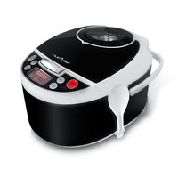 Pyle NutriChef PKPRC16 Digital Electronic Pressure Cooker Slow Cooker, Black