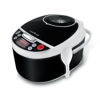 Pyle NutriChef PKPRC16 Digital Electronic Pressure Cooker Slow Cooker, Black