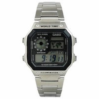 Casio Men's Core AE1200WHD-1AV Digital Stainless-Steel Quartz Watch