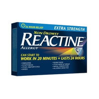 Reactine Extra Strength, 10 mg, 30 Tablets