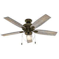 Hunter Crown Canyon 52 in. LED Outdoor Noble Bronze Ceiling Fan