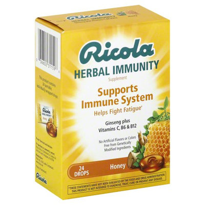 Ricola Herbal Immunity Honey Herb 24 Count Lozenges
