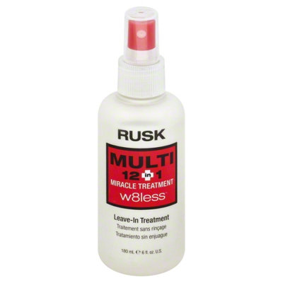 Rusk W 8 Less Leave-In 12+1 Treatment, 6 Oz