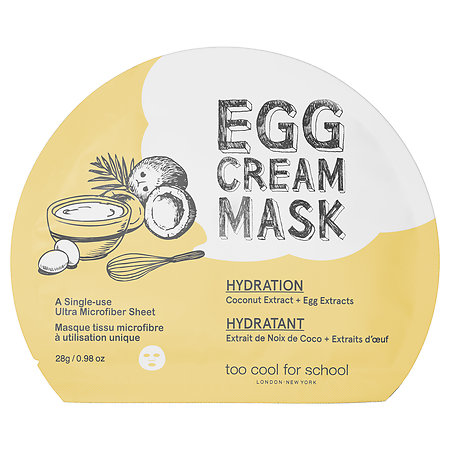too cool for school Egg Cream Mask Hydration