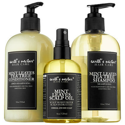 Earth's Nectar Mint Leaves Hair Therapy Set