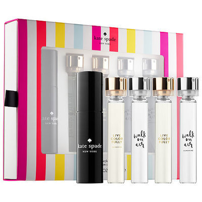 kate spade new york Refillable Purse Spray Coffret 4 x 0.34 oz/ 10 mL