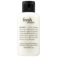 philosophy Fresh Cream Shampoo, Shower Gel, & Bubble Bath 4.0 oz/ 120 mL