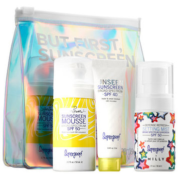 Slide: Supergoop! But First, Sunscreen Kit