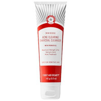 FIRST AID BEAUTY Skin Rescue Acne Clearing Charcoal Cleanser with Probiotics