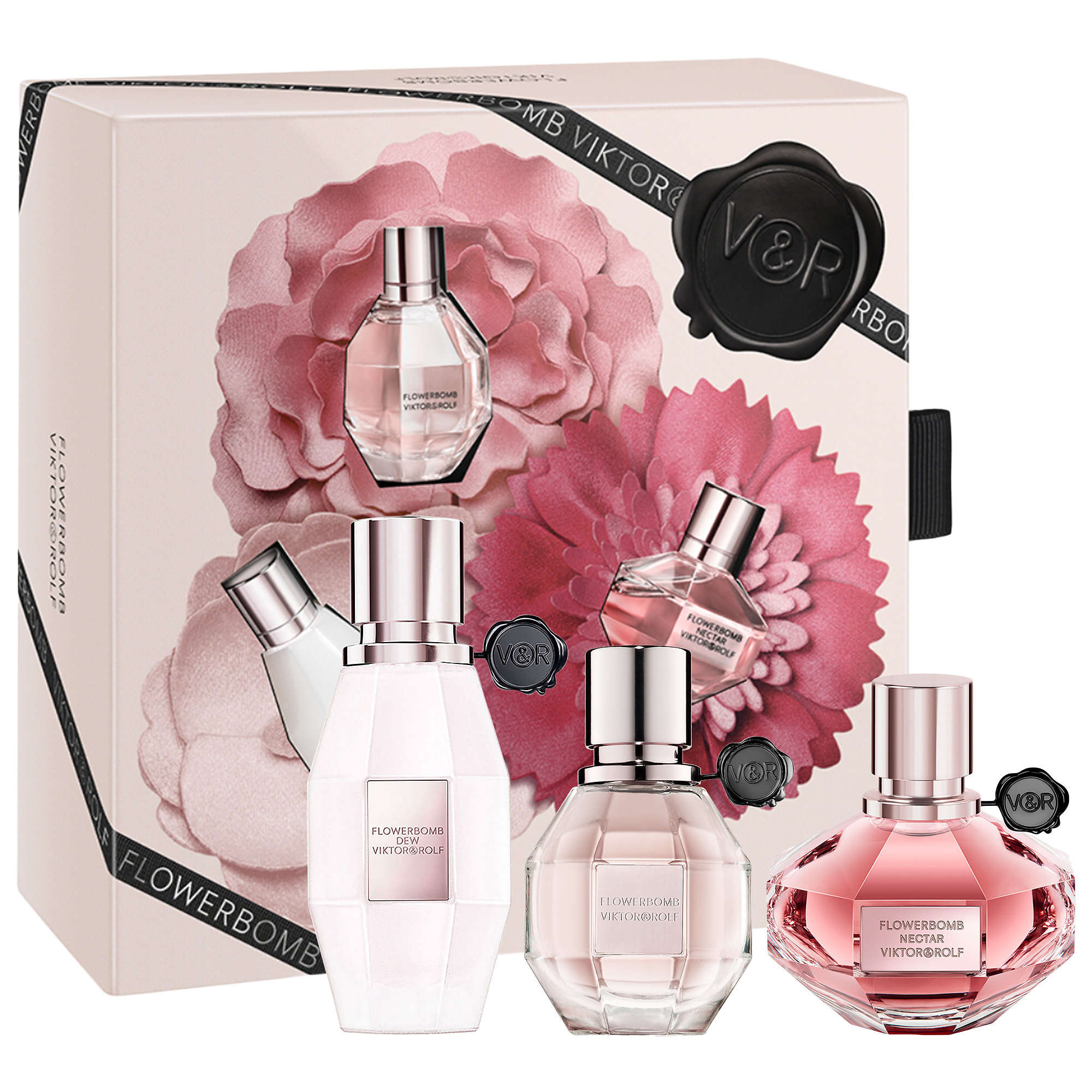 Viktor Rolf Flowerbomb Mini Perfume Trio Set