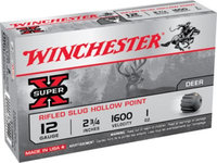 Winchester Super-X Slugs, 12-ga, 2-3/4, 1 oz, Rifled