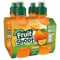 Robinsons Fruit Shoot Orange Juice Drink 4 x 200ml