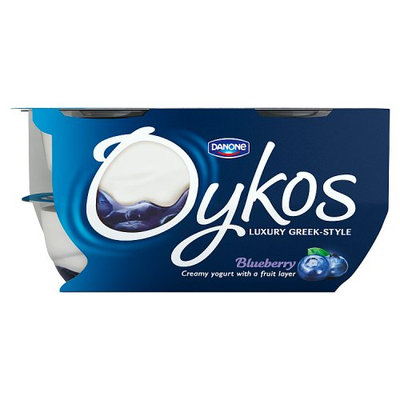Oykos Luxury Greek-Style Blueberry Yogurt 4 x 110g (440g)
