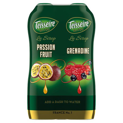 Teisseire Passion Fruit and Grenadine 2 x 600ml