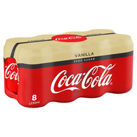 Coca-Cola Zero Sugar Vanilla 8 x 330ml