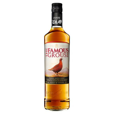 The Famous Grouse, Finest Blended Scotch Whisky, £16.49 PMP, 700ml