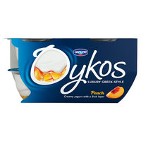 Oykos Luxury Greek-Style Peach Yogurt 4 x 110g (440g)