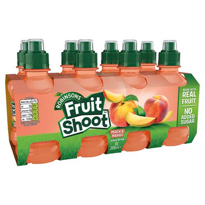 Robinsons Fruit Shoot Peach & Mango Juice Drink 8 x 200ml
