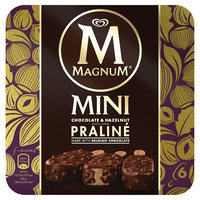 Magnum Mini Chocolate & Hazelnut Praline Ice Cream 6 x 55ml