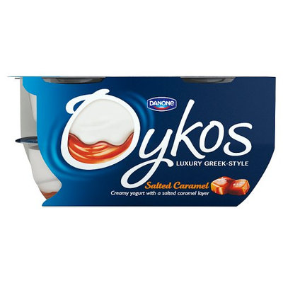 Oykos Luxury Greek-Style Salted Caramel Yogurt 4 x 110g (440g)