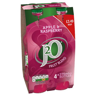 J2O Apple & Raspberry 4 x 275ml