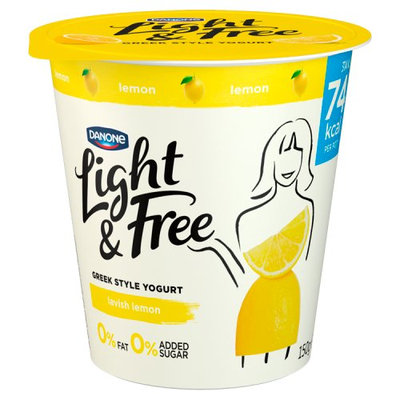 Light & Free Greek Style Yogurt Lavish Lemon 150g