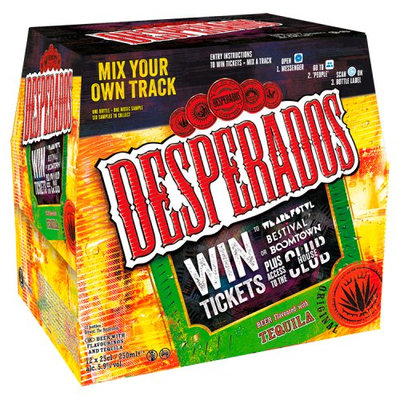 Desperados Original Beer Flavoured with Tequila 12 x 250ml