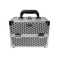 Modella Textured 4 Drawer Makeup Case