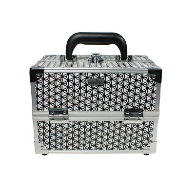 Modella Textured 4 Drawer Makeup Case