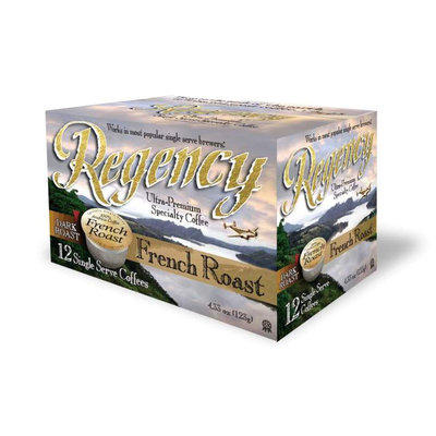 Wholesale Regency Coffee Inc. Ultra-Premium Specialty Coffee French Roast 12 Single Serve Coffees 4.33 Oz.