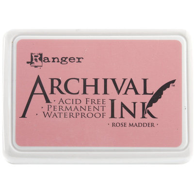 Ranger 489068 Archival Inkpad No. 0-Rose Madder
