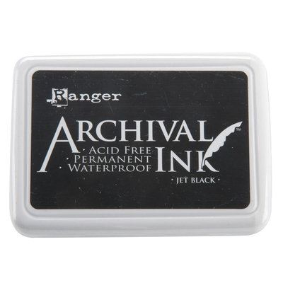 Ranger 121277 Archival Inkpad No. 0-Jet Black