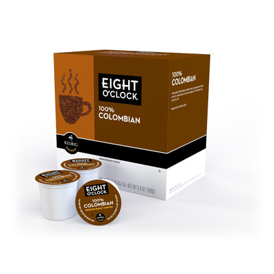 Sears, Roebuck And Co. Eight O'Clock 100% Colombian, 18 Count K-Cups