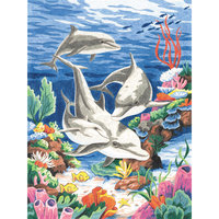 Dimensions 91112 Pencil Works Color By Number Kit 9X12