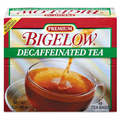 Bigelow Single Flavor Tea, Decaffeinated Black, 48 Bags/Box - BTC00356