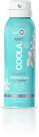 COOLA Travel Size Sport SPF 50 Unscented Organic Sunscreen Spray