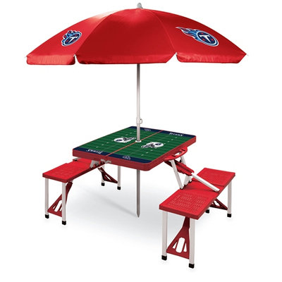 NFL Picnic Table Sport by Picnic Time - Tennessee Titans, Red