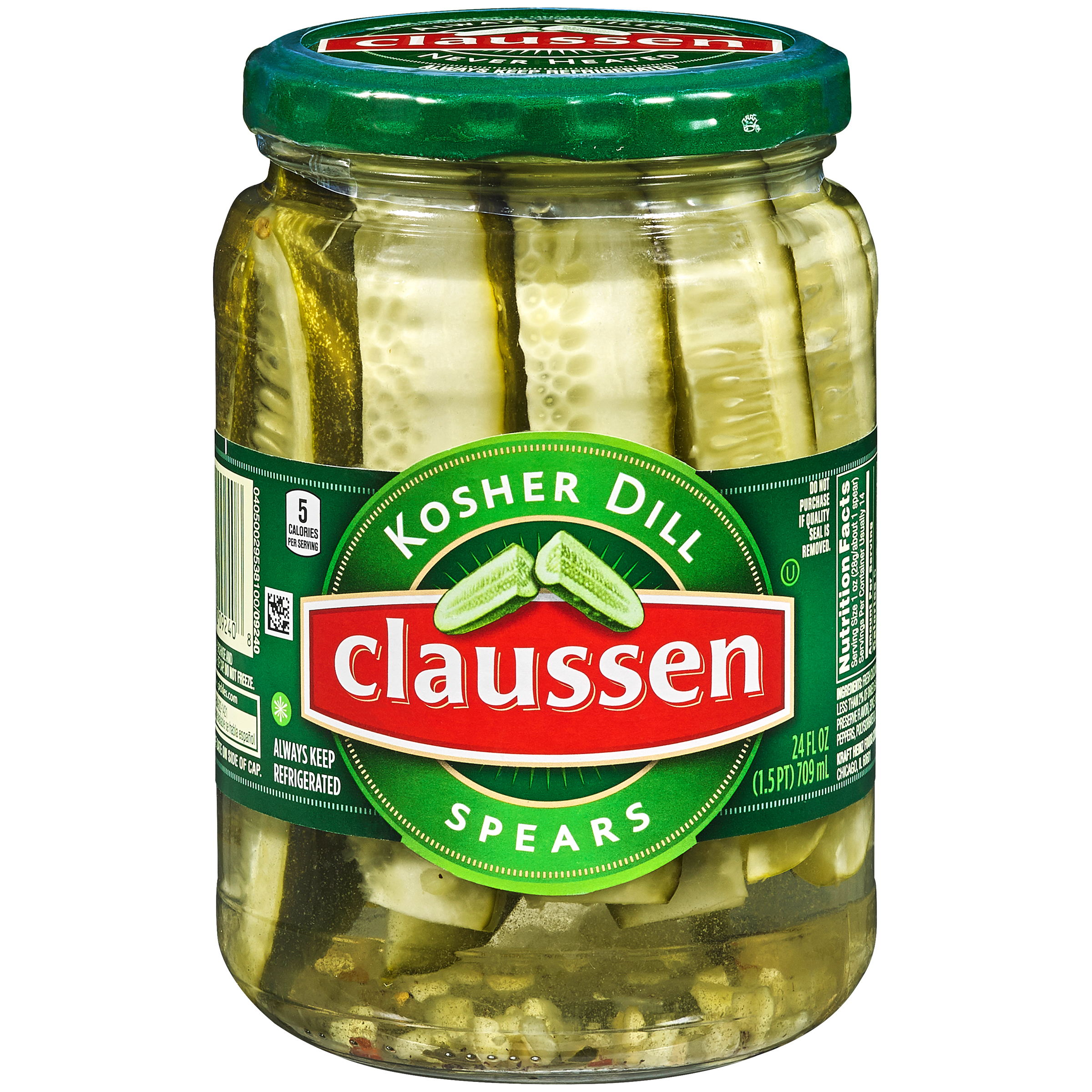 Claussen Kosher Dill Pickle Spears