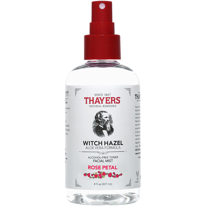 Thayers Witch Hazel Facial Mist Alcohol-Free Toner - Rose Petal, 8 oz