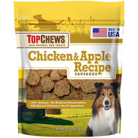 Top Chews Chicken & Apple Recipe Sausages, Natural Dog Treats