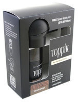 Toppik Medium Brown 0.42-ounce Hair Building Fibers with Spray Applicator