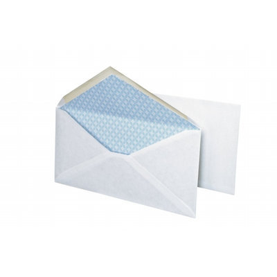 TOPS 74013W White Security Business Envelope Gummed Pack Of 24