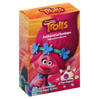 Trolls Antibacterial Sterile Bandages 20 Count