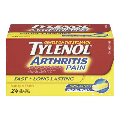 Tylenol Arthritis Pain, 650 mg, 24 Caplets