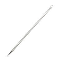 Unique Bargains Stainless Steel Beauty Face Facial Care Acne Remover Needle Pimple Blackhead Extractor Silver Tone