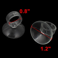 Unique Bargains Aquarium 20mm Air Hose Airline Tubing Heater Holder Suction Cups Clear 10 Pcs
