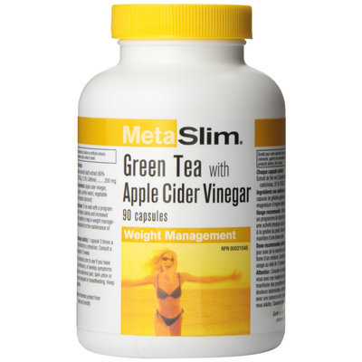 Webber Naturals MetaSlim Green Tea with Apple Cider Vinegar Capsules