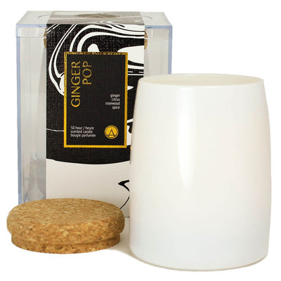Aesthetic Content Aromatherapy Scented Soy Candles Set/2Ginger